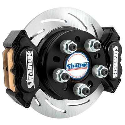 Strange Engineering Dual brake kit /'57-'64 Olds /2 pc stainless rotor /soft pads - B1700WCD2S