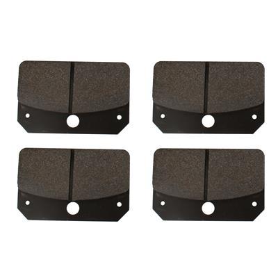 Strange Engineering Strange black four piston billet calipers with soft pads (pair) - B1950