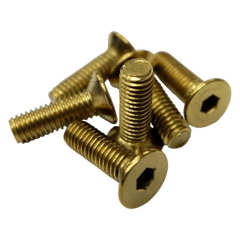 NRG Steering Wheel Screw Kit Upgrade Chrome Gold "CONICAL" - SWS-100CG