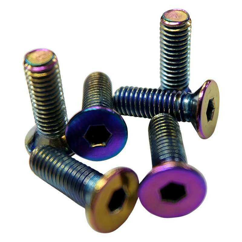 NRG Steering Wheel Screw Kit Upgrade Neochrome "CONICAL" - SWS-100MC