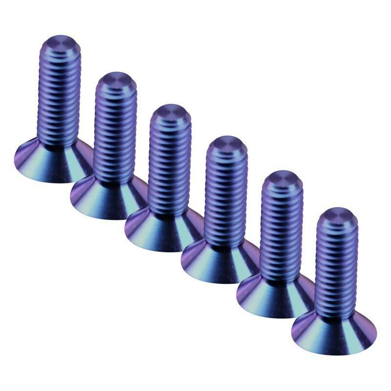 NRG Titanium Purple Steering wheel Screw Kit Upgrade " CONICAL" 16mm - SWS-100TI-PP