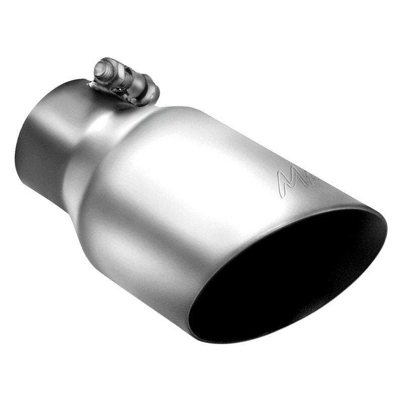 MBRP Tip; 4in. O.D.; Dual Wall Angled; 2in. inlet; 8in. length; T304 - T5123