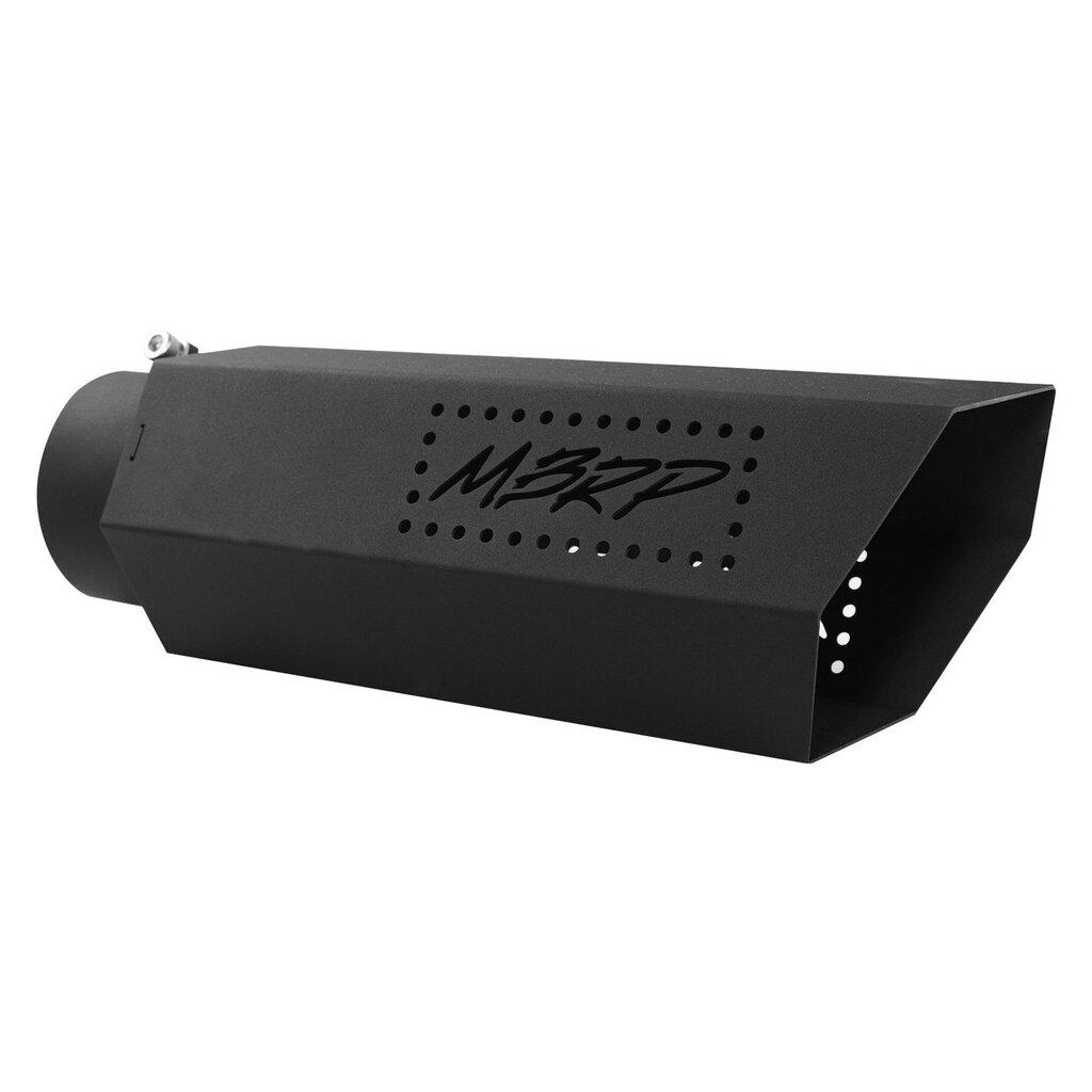 MBRP Powdered Coated Stainless Steel; 4" Inlet 5" Outside Diameter 16" Assembled Length. - T5165BLK
