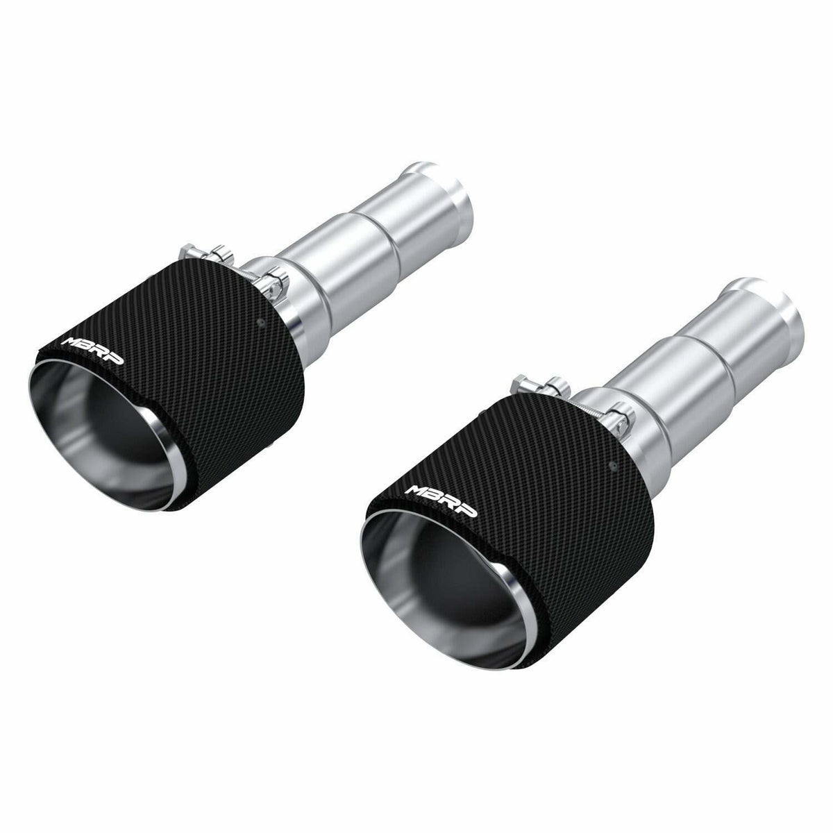 MBRP Mbrp Tip Set 5In Od Dual Wall Angle Cut T304 Cf. (2019-2024 Ram 1500) - T5199CF