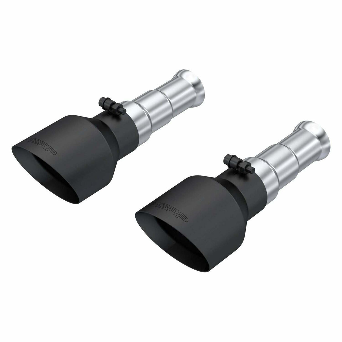 MBRP Mbrp Tip Set 5In Od Dual Wall Angle Cut Blk. (2009-2024 Ram 1500, Ram 1500 Classic, Dodge Ram 1500) - T5200BLK