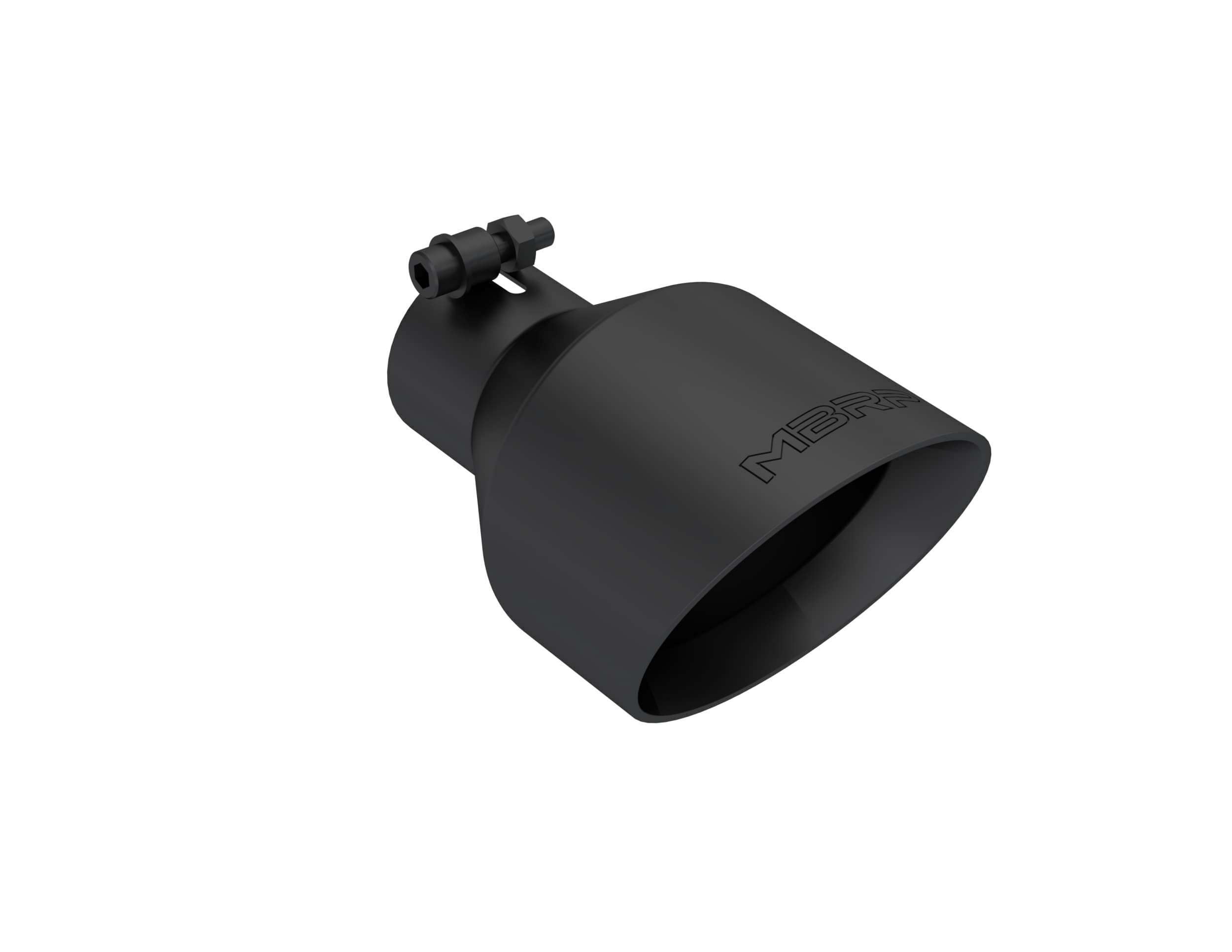 MBRP 2.5In Id 5In Od 8In Length Angled Blk. - T5203BLK