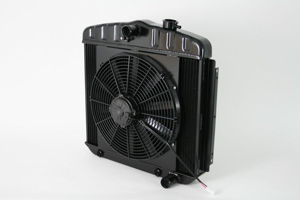 DeWitts 1955-57 Chevy/ TRI-V, V8 mount, DF, Auto, Single 16" Fan Wiring - 32-4239012A