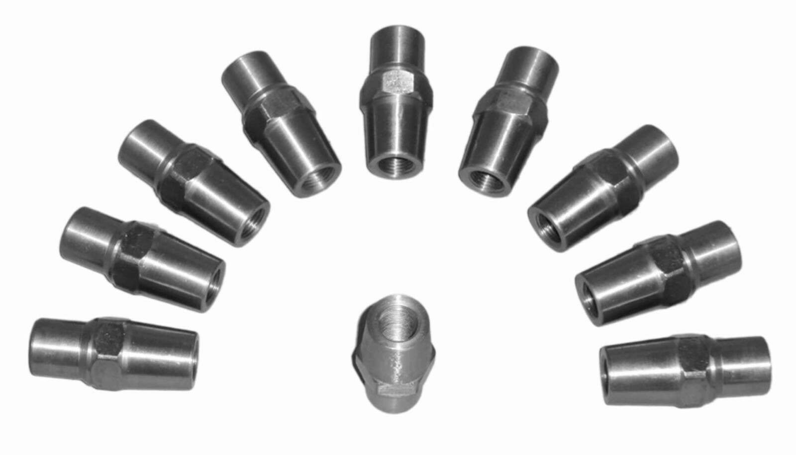 Steinjager 1.25-12 RH Thread Bungs fits 2.500 x 0.250 Tubing Wrench Flat Style 10 Pack - J0029576