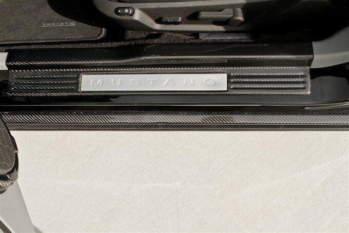 TruCarbon 2005-2014 Mustang Carbon Fiber LG108 Door Sills