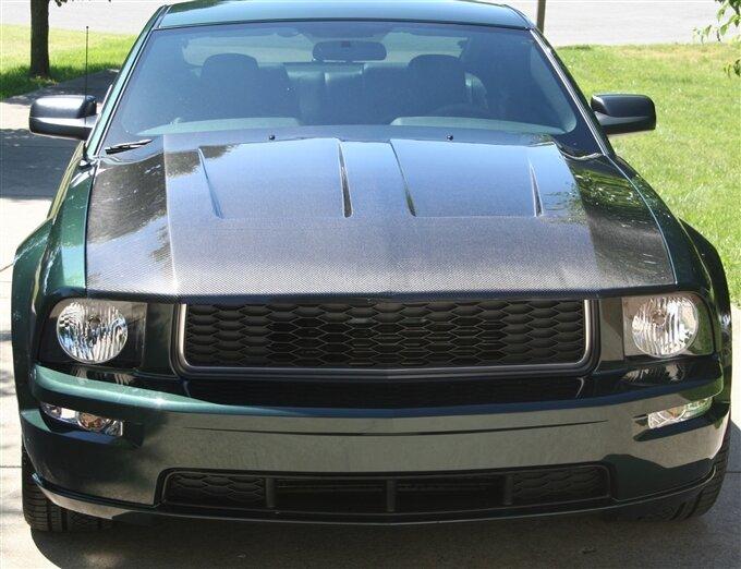TruCarbon 2005-2009 Mustang Carbon Fiber A45 Hood