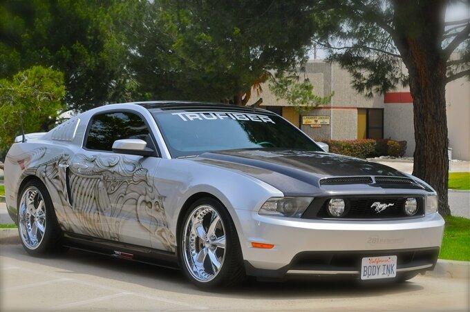 TruCarbon 2010-2012 Mustang Carbon Fiber A53 Hood