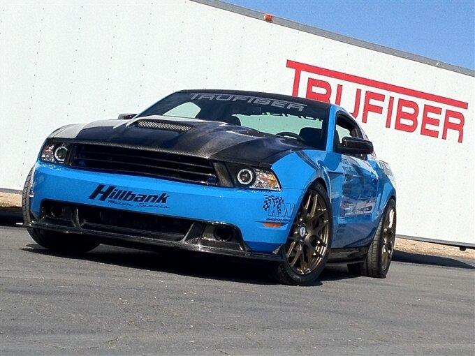 TruCarbon 2010-2012 Mustang Carbon Fiber A61 Hood