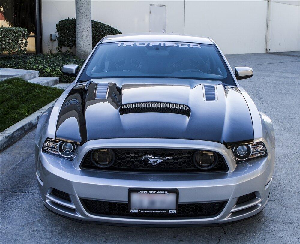 TruCarbon 2010-2014 Mustang Carbon Fiber A72KR Hood