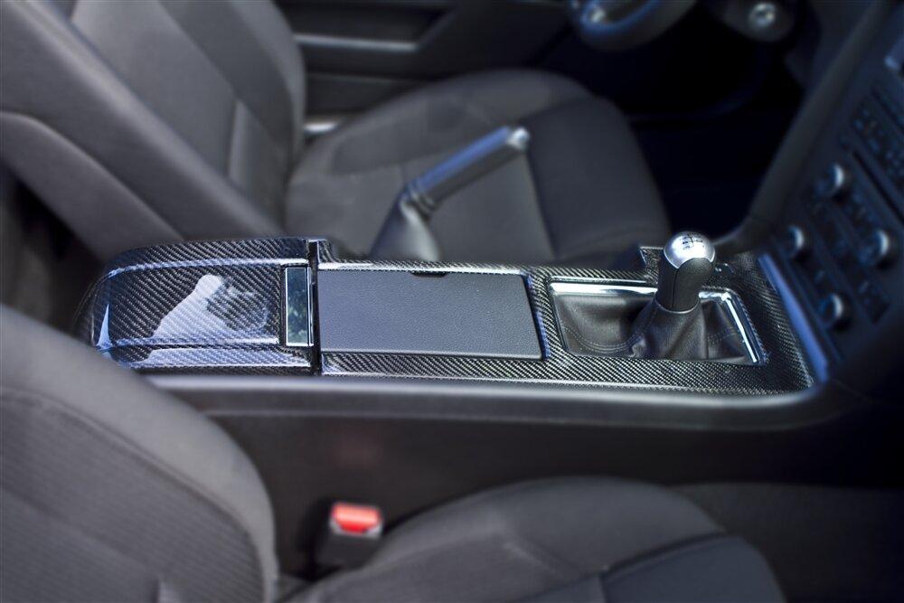 TruCarbon 2010-2014 Mustang Carbon Fiber LG122 Center Console (Manual)