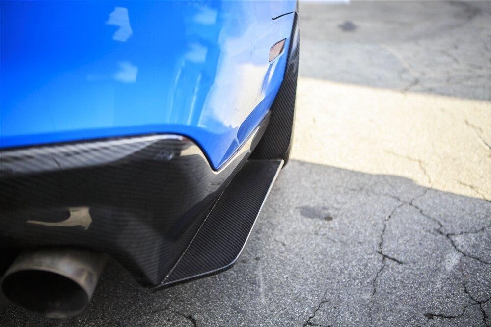TruCarbon 2010-2014 Mustang Carbon Fiber LG56 Rear Diffuser Splitters