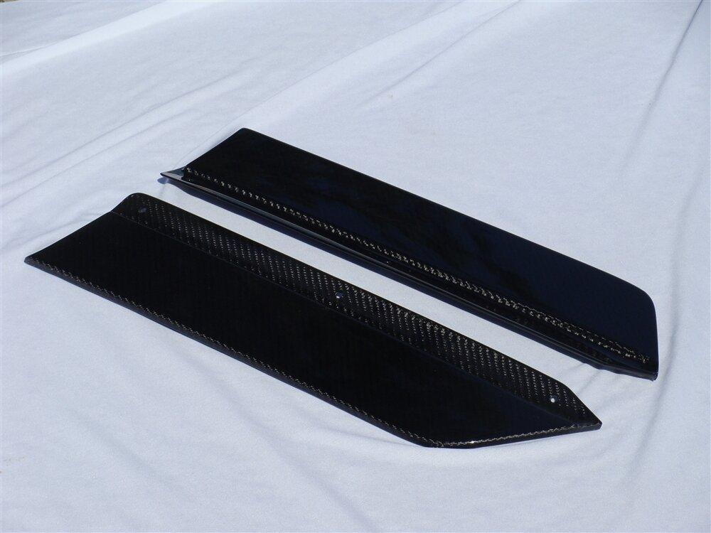 TruCarbon 2010-2014 Mustang Carbon Fiber LG56 Rear Diffuser Splitters