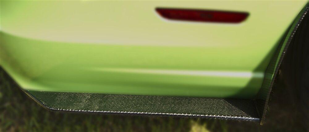 TruCarbon 2010-2014 Mustang Carbon Fiber LG56 Rear Diffuser Splitters