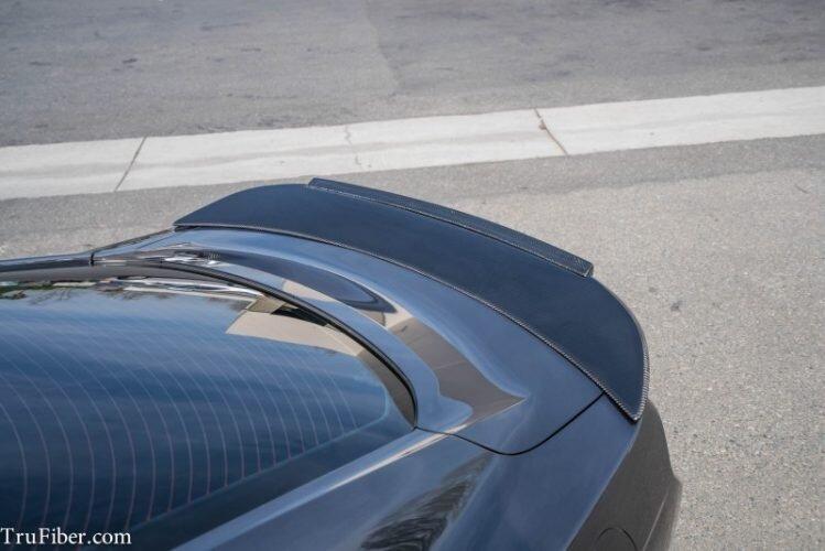 TruCarbon 2015-2020 Mustang Carbon Fiber DCA59 Spoiler (GT / V6 / Ecoboost Hardtop ONLY) - TC10026-DCA59