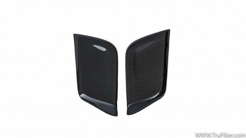 TruCarbon  2015-2020 Mustang Carbon Fiber LG321 Center Console Side Panels (GT / Ecoboost / V6 / GT350) - TC10026-LG321