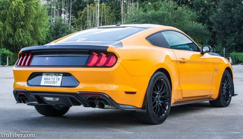 TruCarbon TC10027-LG355 2018+ Mustang Carbon Fiber LG355 Rear Diffuser (Mustang GT)