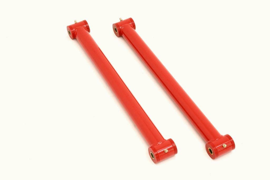 BMR TCA024R 2002-2010 SSR Lower Control Arms, DOM, Non-adjustable, Polyurethane Bushings (Red)