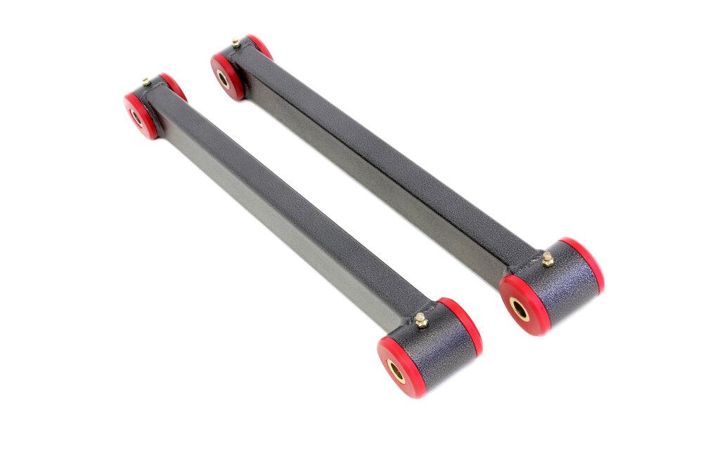 BMR 05-2014 Mustang Boxed Lower Control Arms with Poly Bushing (Black Hammertone)