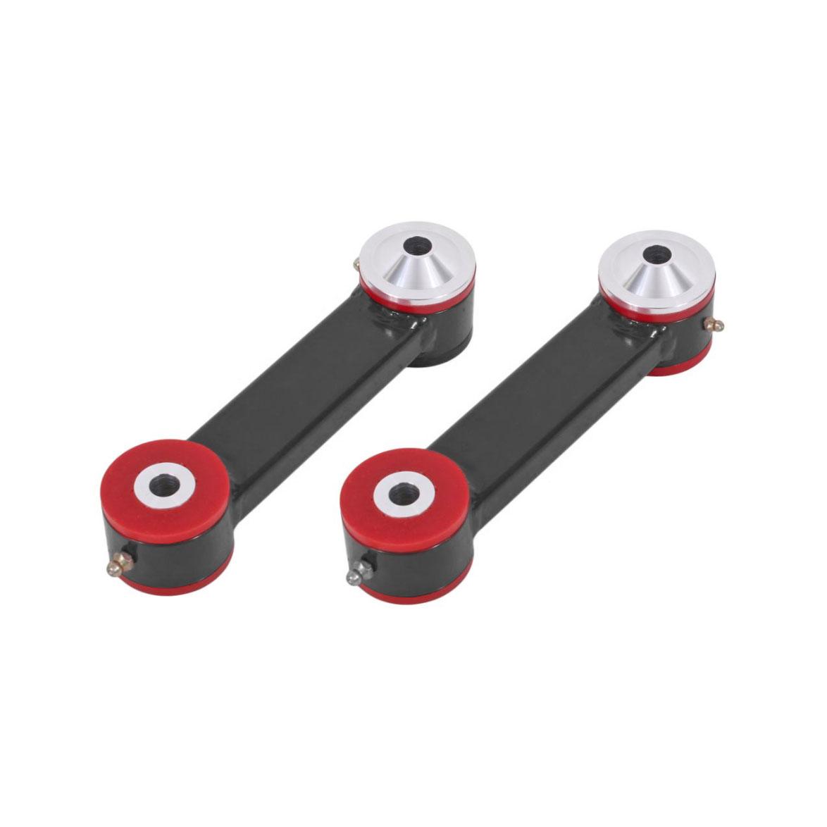 BMR TCA048H Vertical Links with Polyurethane Bushings - Black Hammertone (2015-2026 Mustang)