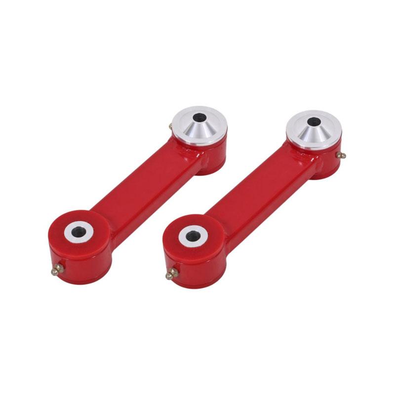 BMR TCA048R Vertical Links with Polyurethane Bushings - Red (2015-2026 Mustang)