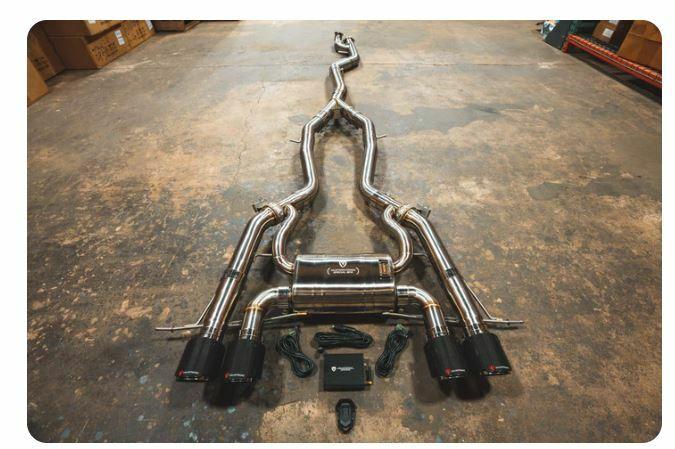 Valvetronic Designs BMW G8x M3 / M4 Valved Sport Exhaust System FULL SYSTEM (CATBACK) - BMW.G8X.M3.VSES.PO.FC