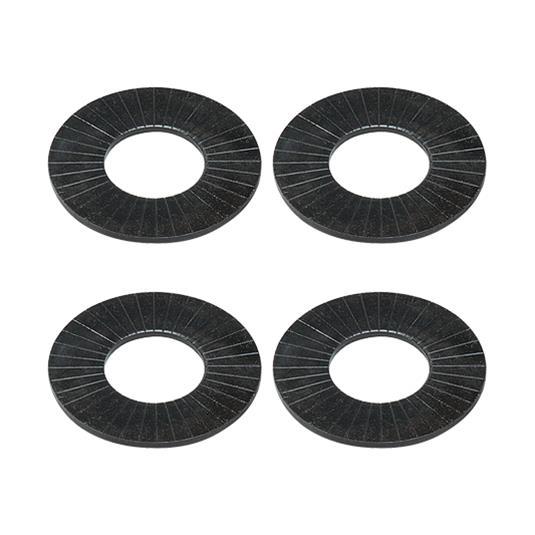 Trick Flow Valve Spring Shims, Steel, Hardened, 1.460 in. Outside Diameter, .060 in. Thick, Set of 4 - TFS-31500432-4