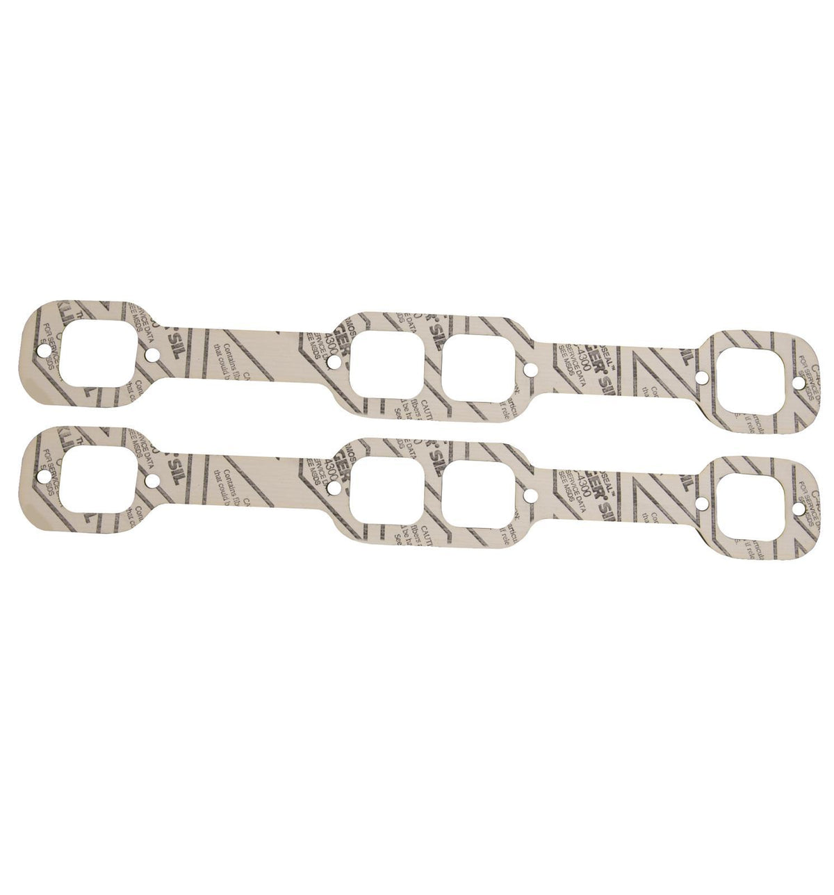 Trick Flow Exhaust Gaskets, Header, High Temperature White, Chevy Small Block, 18 Degree, Pair - TFS-31800931