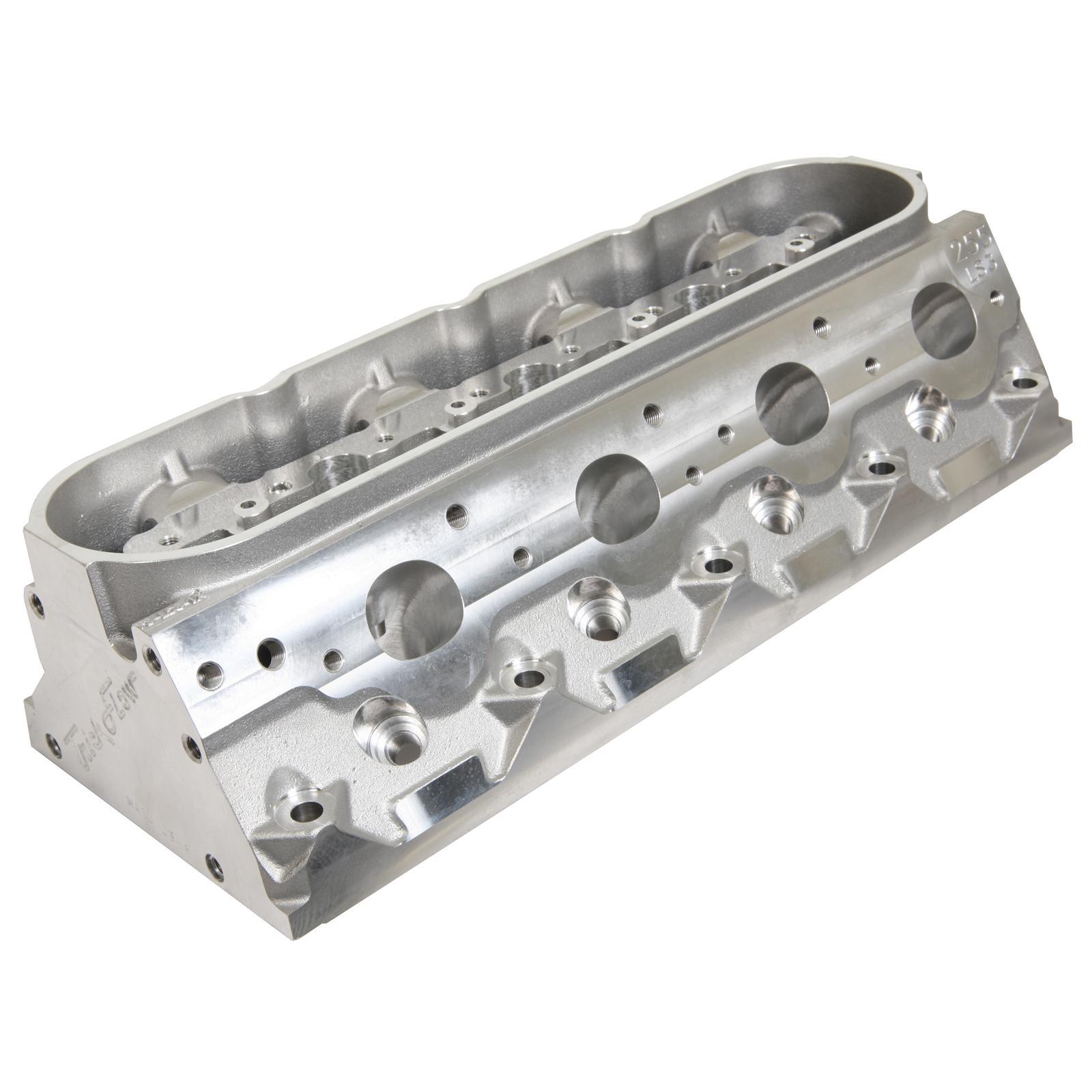 Trick Flow Cylinder Head, GenX® 255, Aluminum, Bare, 69cc Chamber, 255 cc Intake, 4-Bolt, GM, 6.2,.7.0L, LSX Block, Each - TFS-3261B001-C01