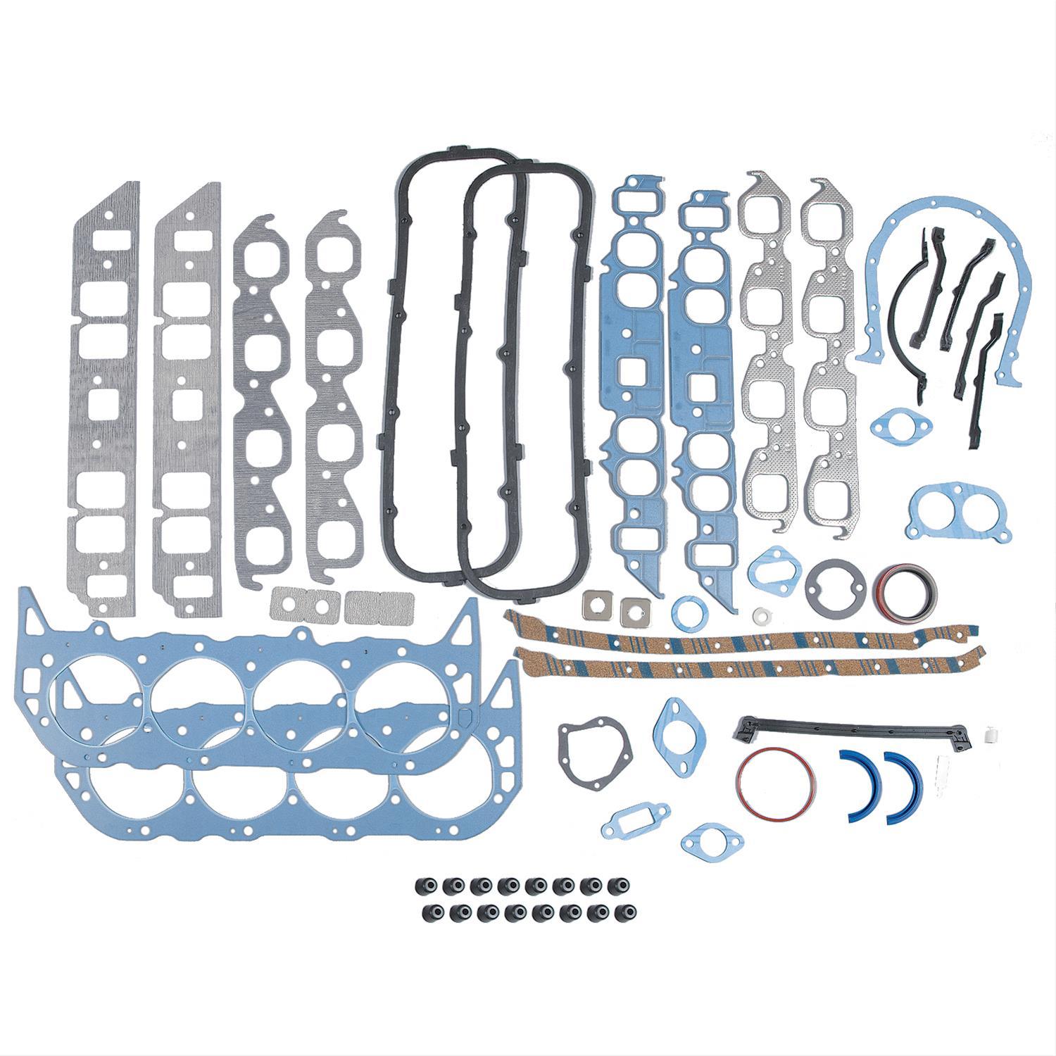 Trick Flow Gaskets, Complete Engine Gasket Set, Standard, Rectangular Port Intake, Big Chevy, 396, 402, 427, 454, Set - TFS-4140E913