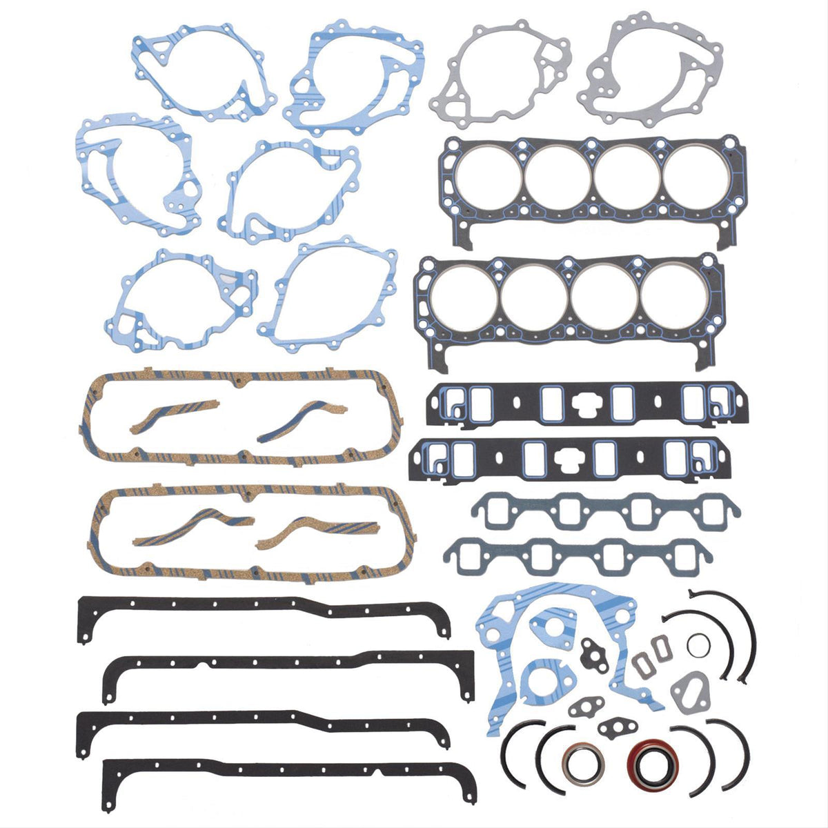 Trick Flow Gaskets, Complete Engine Gasket Set, Premium, For Use with Twisted Wedge® Heads, Small Ford, Set - TFS-51400914