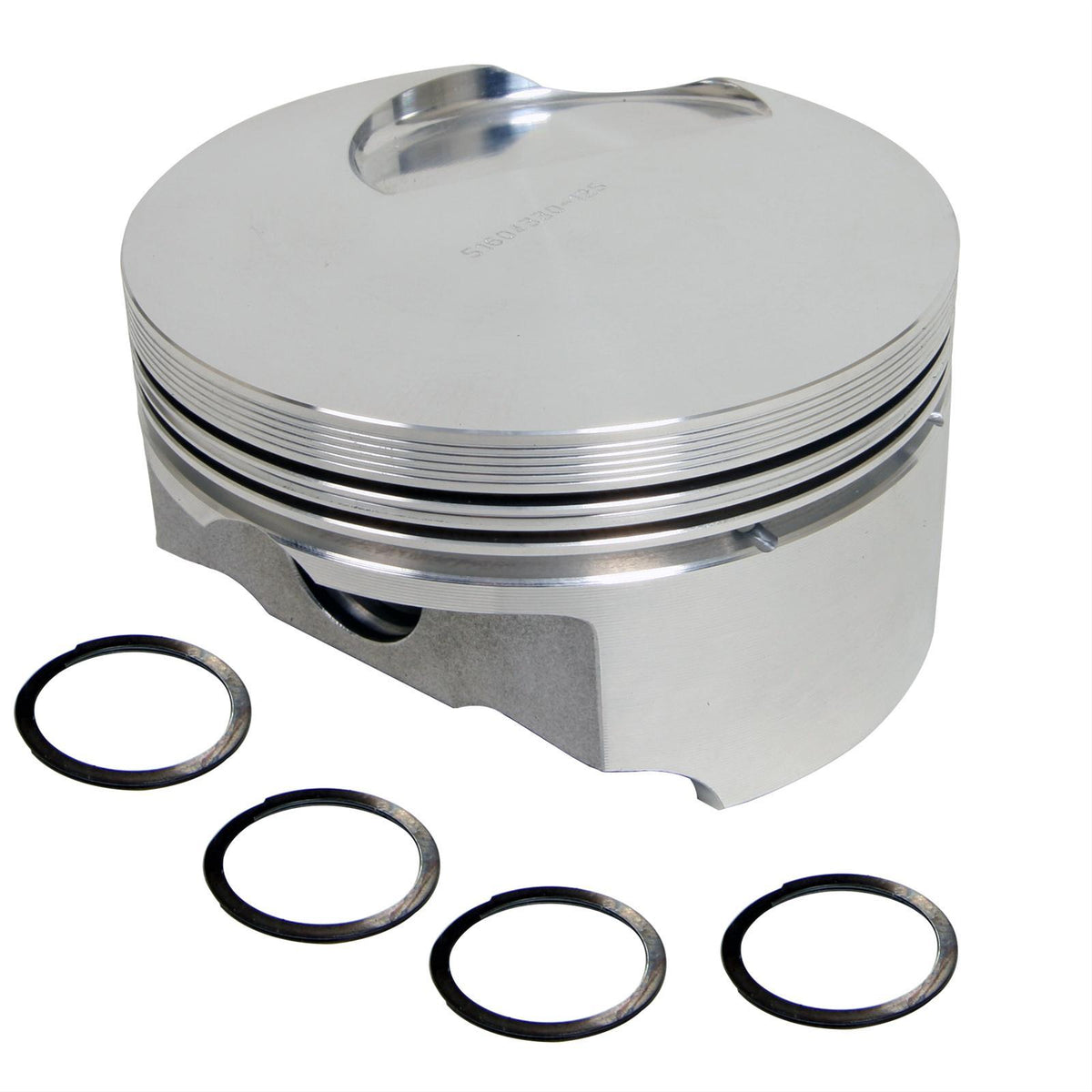 Trick Flow Piston, Forged, Dish, 4.125 in. Bore, Ford, 351, Each - TFS-516043301251