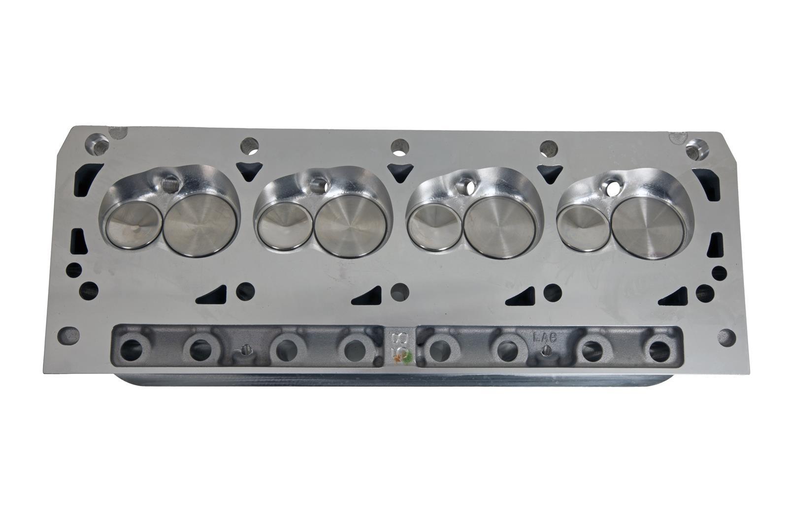 Trick Flow Cylinder Heads, High Port® 225, CNC Comp Port, Assy, 58cc CNC Chamber, 1.46" Spring., Ti Ret, Small Ford, Each - TFS-5171T008-C01