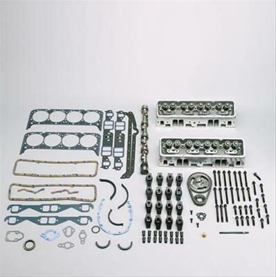 Trick Flow Head Combo, Rockers, Head Bolts, Camshaft, Button and Lock Plate, Pushrod Length Checker, Timing Set, Gaskets, Kit - TFS-K314-445-405