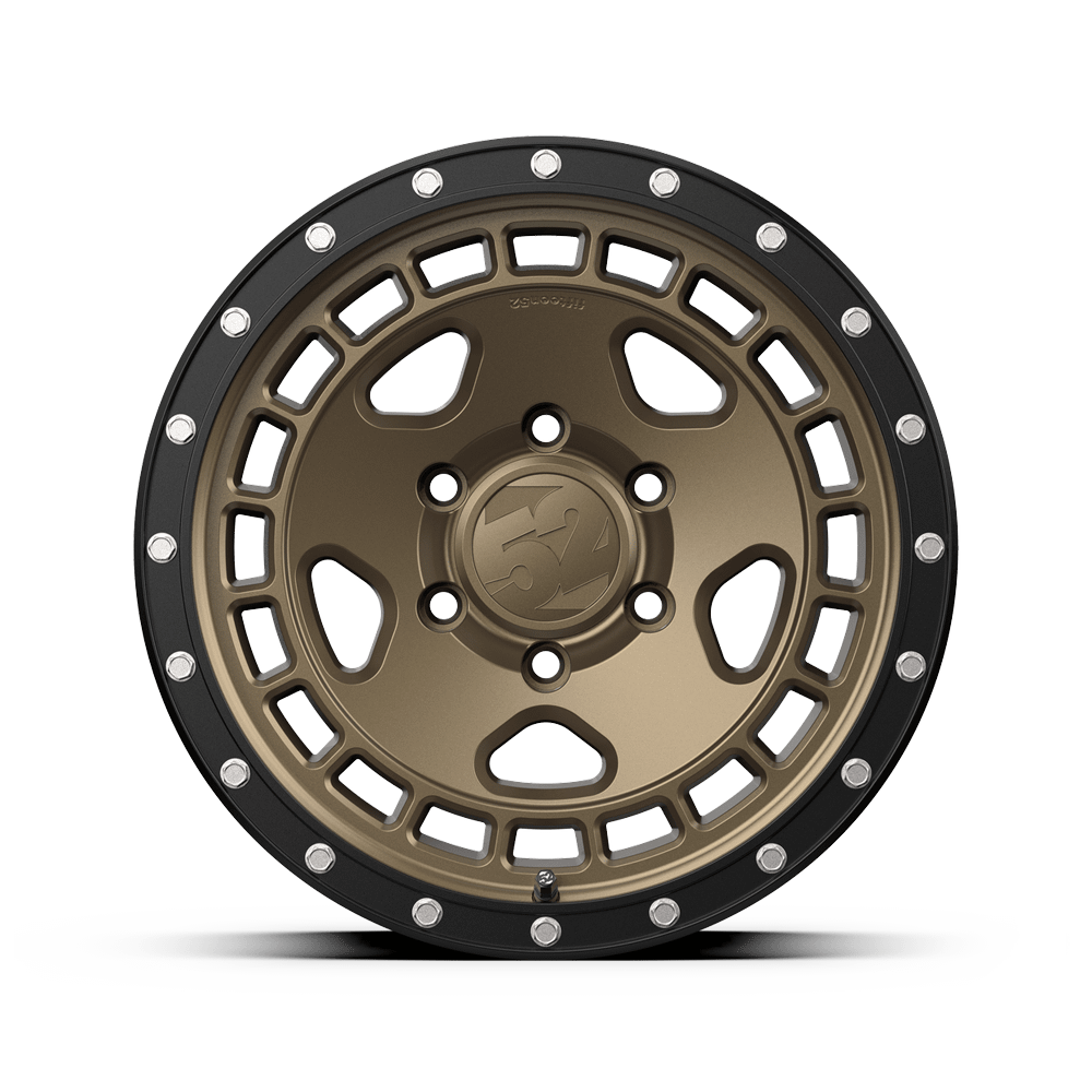 fifteen52 17x8.5 (6x139.7TURBOMAC HD Wheel, 4.75 BS in BLOCK BRONZE (MATTE BRONZE/SATIN BLACK RING/STEEL HARDWARE) - THDBB-178569-00