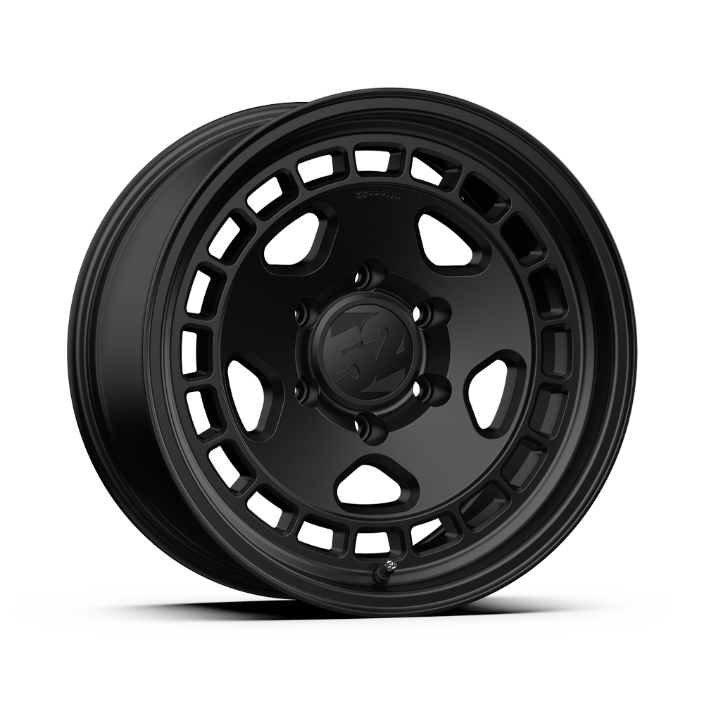 fifteen52 17x8.5 (6x139.7TURBOMAC HD CLASSIC Wheel, 4.75 BS in ASPHALT BLACK (SATIN BLACK) - THCAB-78569-00