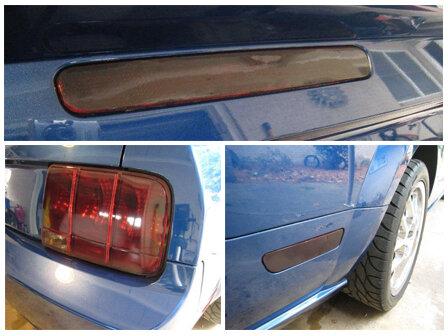 Anchor Room 05-09 Mustang Complete Rear Light Vinyl Tint Kit