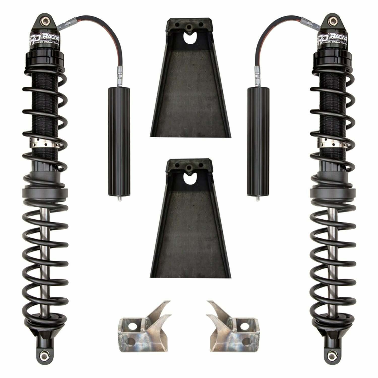 Rock Krawler 97-06 Jeep Wrangler TJ 3.5in Rear Coilover Upgrade Remote Reservoir (13in Travel) - TJLJ35TRR-RR