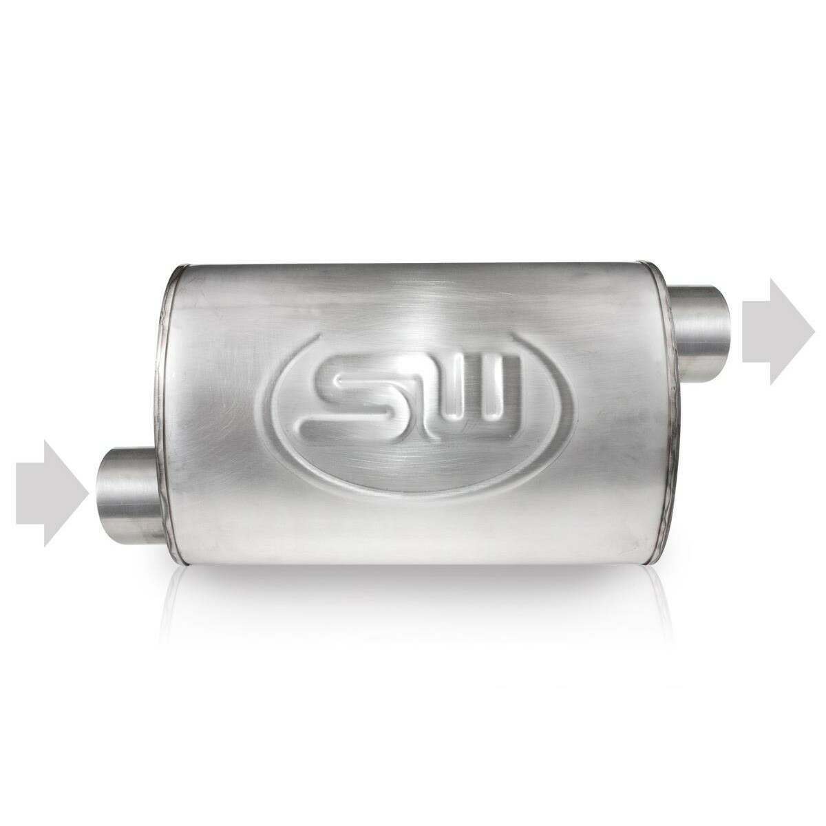 Stainless Works Turbo Chambered Muffler 2" Offset/Offset Opposite Side - TM5C2O2OPS
