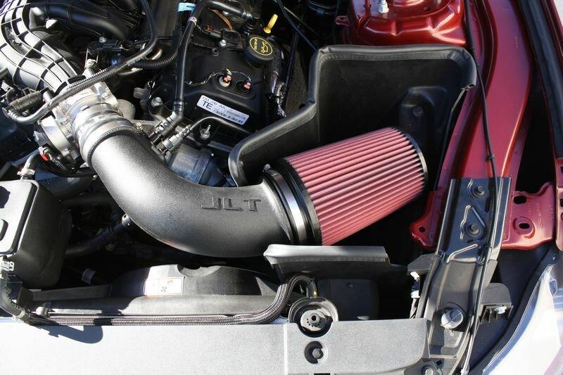 JLT CAI-FMV6-15 2015-2017 V6 Mustang Cold Air Intake (Black Textured Plastic)