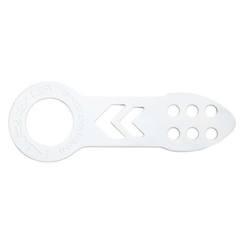 NRG Front tow hook - Universal Fitment - White powder coat - TOW-100WT