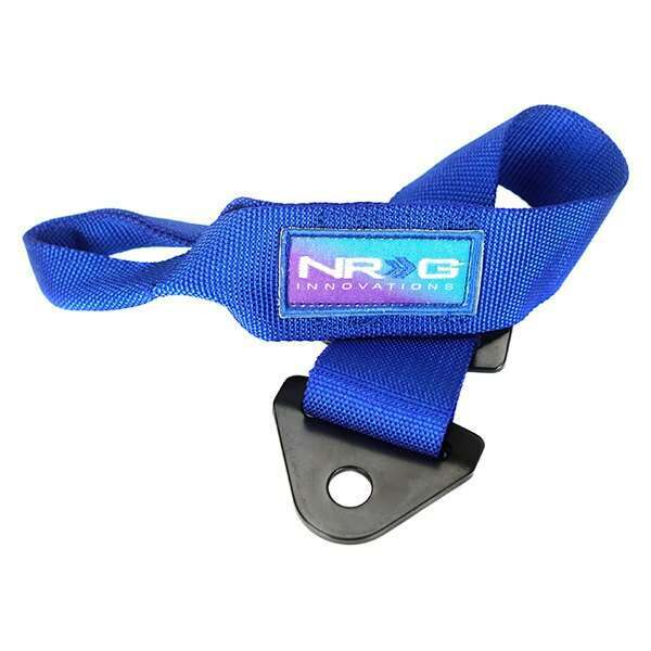 NRG Universal Tow Strap 24" Adjustable - Blue - TOW-10BL