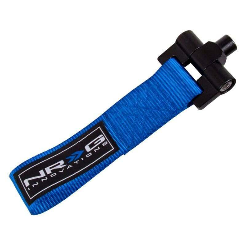 NRG Blue - Bolt in tow strap - 5,000 Lbs Limit - Ford Focus 2016+ - TOW-175BL