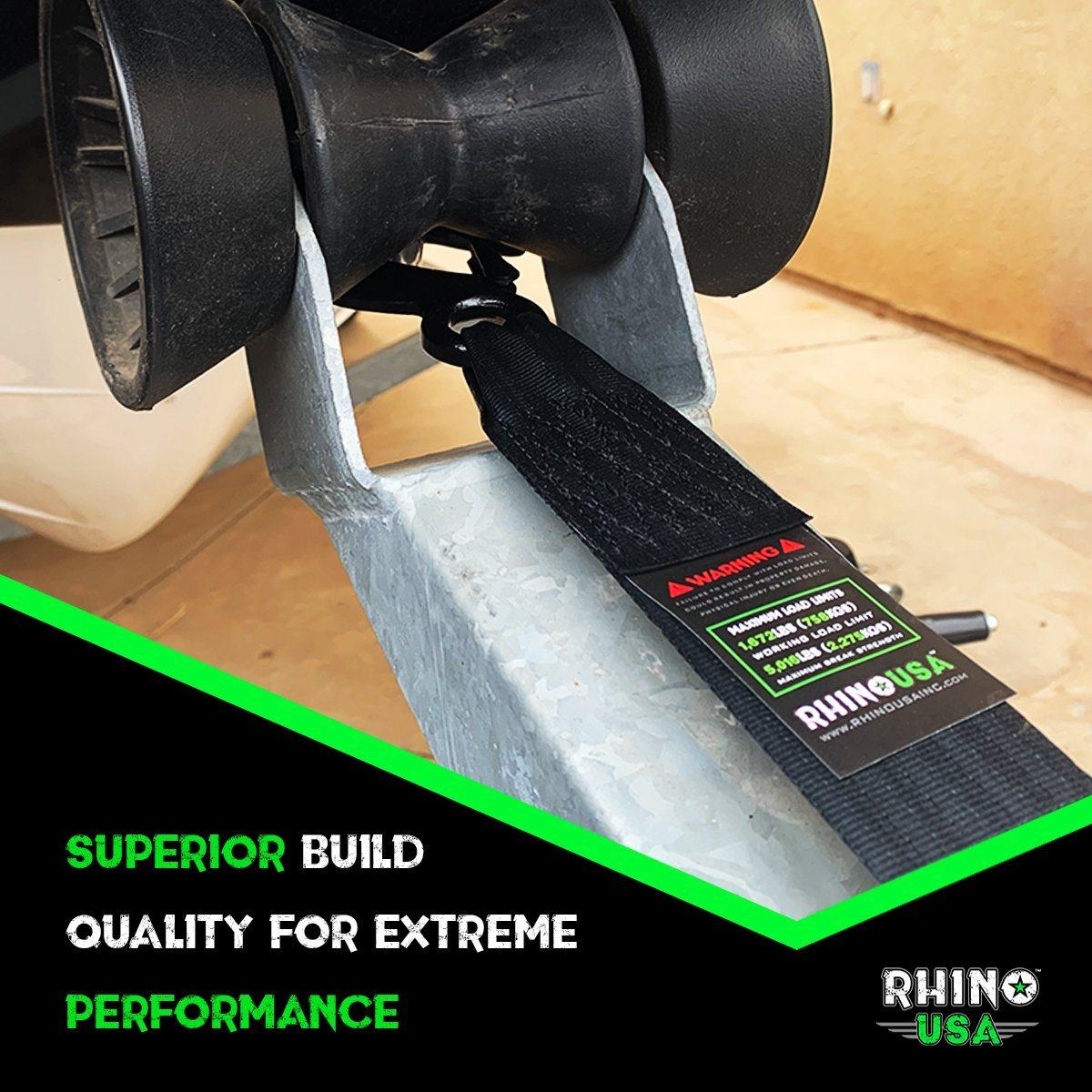 Rhino USA Rhino Usa 2" X 20' Boat Winch Strap With Hook - RNO-WNCH-STRP