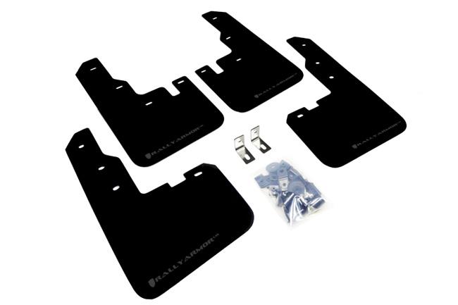 Rally Armor Black Mud Flap/Grey Logo (2013-2015 RAV4) - MF41-UR-BLK/GRY