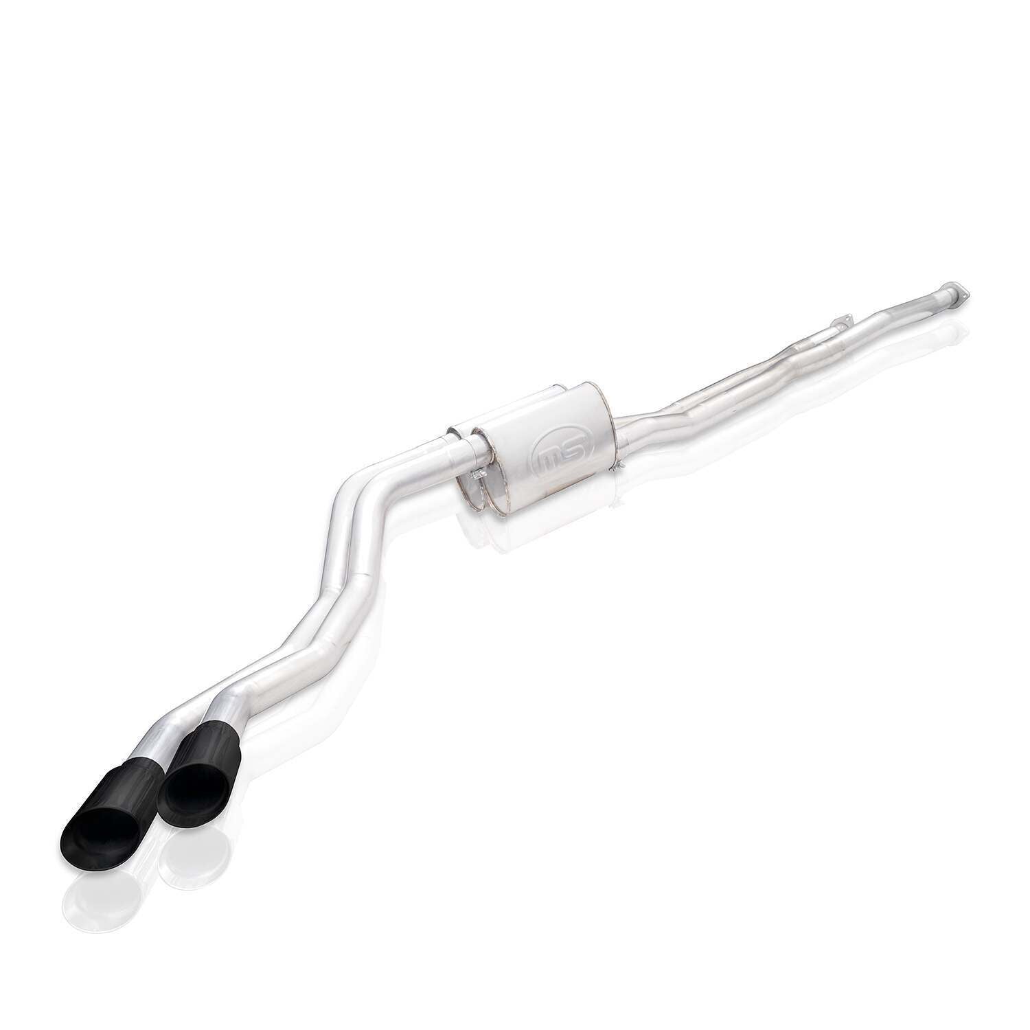 Stainless Works TOYT14CBL-B Legend Catback With Black Tips