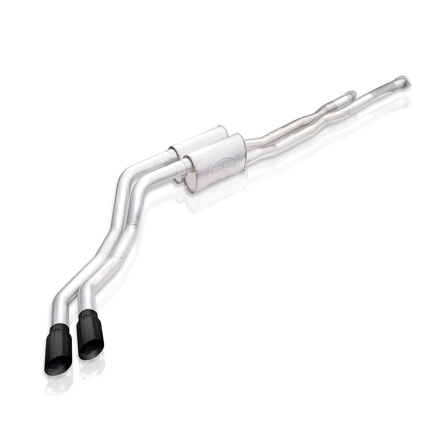 Stainless Works TOYT14CBL-B Legend Catback With Black Tips